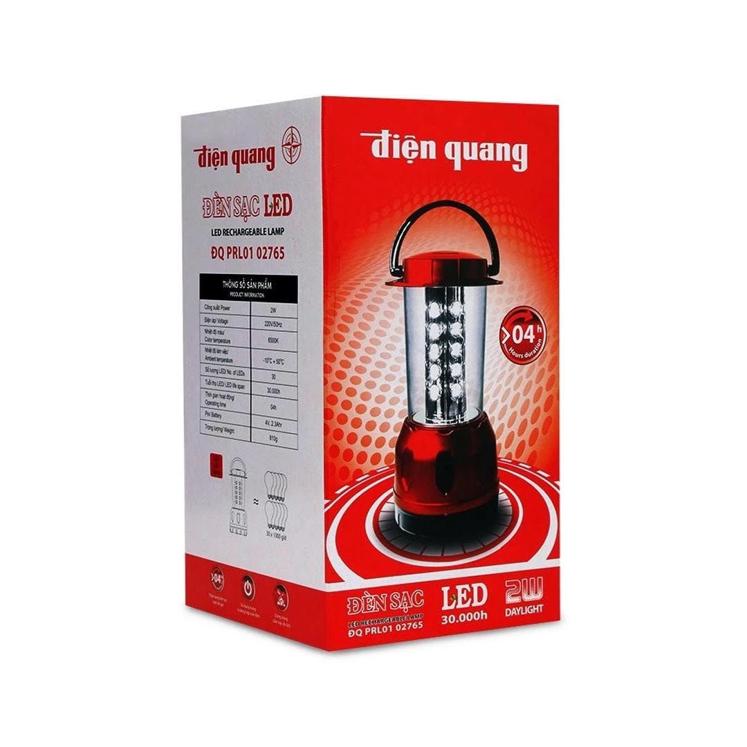 Đèn sạc cầm tay DDQPRL01 4,5W Điện Quang